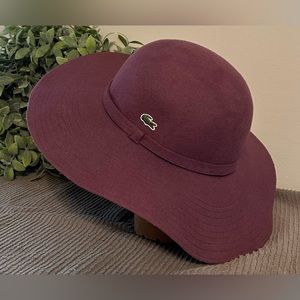 Lacoste Wide-Brim Hat~ Womens